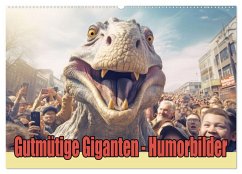 Gutmütige Giganten - Humorbilder (Wandkalender 2026 DIN A2 quer), CALVENDO Monatskalender