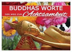 Buddhas Worte - Der Weg zur Achtsamkeit (Wandkalender 2026 DIN A2 quer), CALVENDO Monatskalender Buddhas Worte - Der Weg zur Achtsamkeit (Wandkalender 2026 DIN A2 quer), CALVENDO Monatskalender