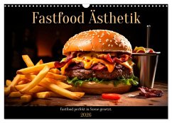 Cover Fastfood Ästhetik (Wandkalender 2026 DIN A3 quer), CALVENDO Monatskalender
