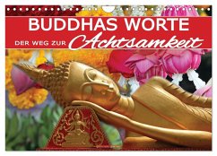 Buddhas Worte - Der Weg zur Achtsamkeit (Wandkalender 2026 DIN A4 quer), CALVENDO Monatskalender Buddhas Worte - Der Weg zur Achtsamkeit (Wandkalender 2026 DIN A4 quer), CALVENDO Monatskalender