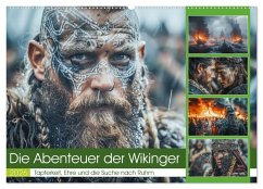 Die Abenteuer der Wikinger (Wandkalender 2026 DIN A2 quer), CALVENDO Monatskalender