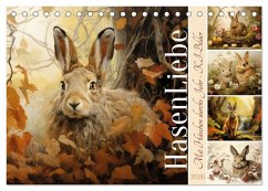 Hasenliebe (Tischkalender 2026 DIN A5 quer), CALVENDO Monatskalender Hasenliebe (Tischkalender 2026 DIN A5 quer), CALVENDO Monatskalender