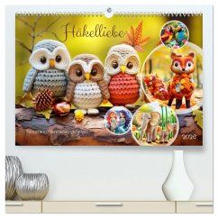Cover Häkelliebe - Fantasie in Maschen einfangen (hochwertiger Premium Wandkalender 2026 DIN A2 quer), Kunstdruck in Hochglanz
