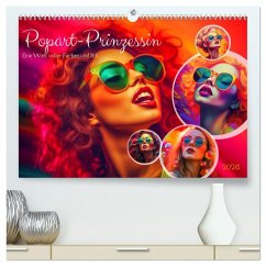 Cover Popart Prinzessin (hochwertiger Premium Wandkalender 2026 DIN A2 quer), Kunstdruck in Hochglanz