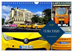 CUBA TAXIS - Havannas gelbe Flotte (Wandkalender 2026 DIN A4 quer), CALVENDO Monatskalender