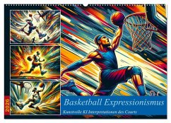 Basketball Expressionismus - Kunstvolle KI Interpretationen des Courts (Wandkalender 2026 DIN A2 quer), CALVENDO Monatskalender Basketball Expressionismus - Kunstvolle KI Interpretationen des Courts (Wandkalender 2026 DIN A2 quer), CALVENDO Monatskalender