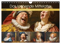 Cover Das lachende Mittelalter. Spaß und Schenkelklopfer gab es schon immer! (Wandkalender 2026 DIN A4 quer), CALVENDO Monatskalender