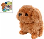 Laufhund braun m. Funktionen, 17cm