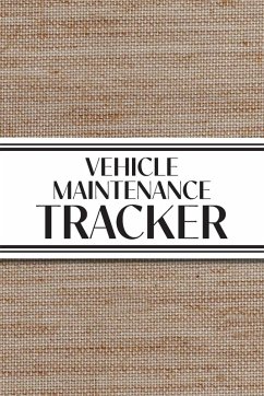 Vehicle Maintenance Tracker (Textured Paper Rust Orange) - Revive Stationery