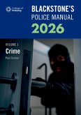 Blackstone's Police Manuals Volume 1: Crime 2026
