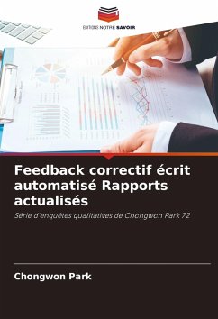 Cover Feedback correctif écrit automatisé Rapports actualisés
