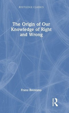 Cover The Origin of Our Knowledge of Right and Wrong