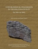 Unpublished Bo-Fragments in Transliteration IV (Bo 2689-Bo 5660) Unpublished Bo-Fragments in Transliteration IV (Bo 2689-Bo 5660)