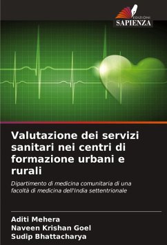 Cover Valutazione dei servizi sanitari nei centri di formazione urbani e rurali