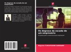 Os degraus da escada de um empresário