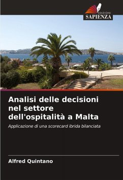Cover Analisi delle decisioni nel settore dell'ospitalità a Malta