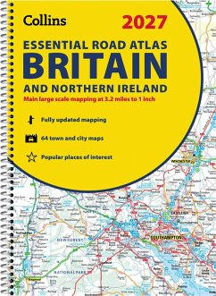 Cover 2027 Collins Essential Road Atlas Britain and Northern Ireland