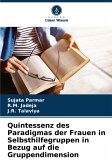 Quintessenz des Paradigmas der Frauen in Selbsthilfegruppen in Bezug auf die Gruppendimension Quintessenz des Paradigmas der Frauen in Selbsthilfegruppen in Bezug auf die Gruppendimension