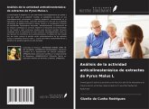 Análisis de la actividad anticolinesterásica de extractos de Pyrus Malus L