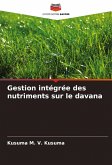 Gestion intégrée des nutriments sur le davana Gestion intégrée des nutriments sur le davana