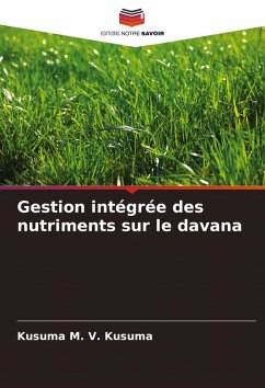 Cover Gestion intégrée des nutriments sur le davana