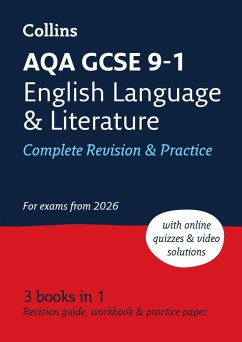 Cover AQA GCSE 9-1 English Language and Literature Complete Revision & Practice