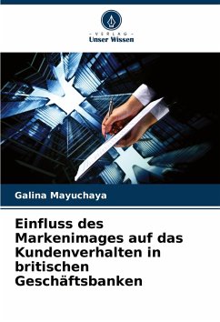 Cover Einfluss des Markenimages auf das Kundenverhalten in britischen Geschäftsbanken