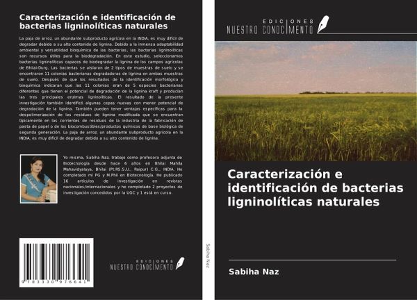 Caracterización e identificación de bacterias ligninolíticas naturales