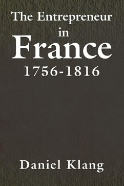 Cover The Entrepreneur in France, 1756-1816