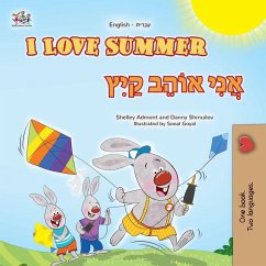 Cover I Love Summer (English Hebrew Bilingual Children's Book)