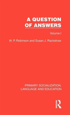 A Question of Answers - Robinson, W P; Rackstraw, Susan J