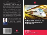 Antena UHF montada no tejadilho para motivos automóveis