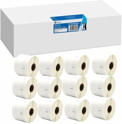12x G&G Etiketten 32mm x 57mm sw komp. m. Dymo 11354/ s0722540