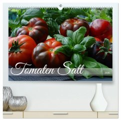 Tomaten Satt (hochwertiger Premium Wandkalender 2026 DIN A2 quer), Kunstdruck in Hochglanz