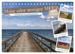 Mehr oder weniger Meer (Tischkalender 2026 DIN A5 quer), CALVENDO Monatskalender Cover Mehr oder weniger Meer (Tischkalender 2026 DIN A5 quer), CALVENDO Monatskalender