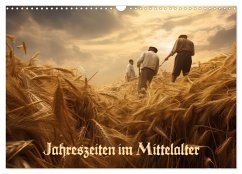 Cover Jahreszeiten im Mittelalter (Wandkalender 2026 DIN A3 quer), CALVENDO Monatskalender