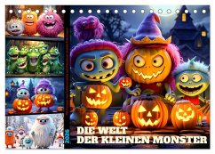 Die Welt der kleinen Monster (Tischkalender 2026 DIN A5 quer), CALVENDO Monatskalender Die Welt der kleinen Monster (Tischkalender 2026 DIN A5 quer), CALVENDO Monatskalender