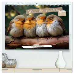 Cover Wenn sie schlafen... (hochwertiger Premium Wandkalender 2026 DIN A2 quer), Kunstdruck in Hochglanz