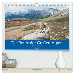 Die Route der Großen Alpen, der Col de l'Izoard (hochwertiger Premium Wandkalender 2026 DIN A2 quer), Kunstdruck in Hochglanz