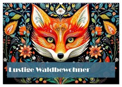 Cover Lustige Waldtiere (Wandkalender 2026 DIN A2 quer), CALVENDO Monatskalender