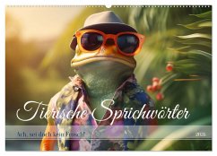 Tierische Sprichwörter (Wandkalender 2026 DIN A2 quer), CALVENDO Monatskalender