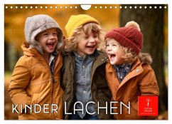 Kinder Lachen (Wandkalender 2026 DIN A4 quer), CALVENDO Monatskalender