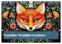 Cover Lustige Waldtiere (Wandkalender 2026 DIN A4 quer), CALVENDO Monatskalender