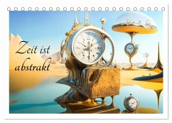 Zeit ist abstrakt (Tischkalender 2026 DIN A5 quer), CALVENDO Monatskalender