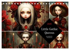 Little Gothic Queens. Surrealistische Illustrationen (Tischkalender 2026 DIN A5 quer), CALVENDO Monatskalender Little Gothic Queens. Surrealistische Illustrationen (Tischkalender 2026 DIN A5 quer), CALVENDO Monatskalender