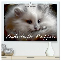 Zauberhafte Fluffies (hochwertiger Premium Wandkalender 2026 DIN A2 quer), Kunstdruck in Hochglanz