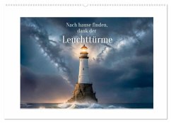 Cover Nach Hause finden, die Leuchttürme (Wandkalender 2026 DIN A2 quer), CALVENDO Monatskalender
