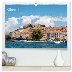 ¿ibenik - Mittelalterliche Metropole in Kroatien (hochwertiger Premium Wandkalender 2026 DIN A2 quer), Kunstdruck in Hochglanz
