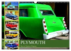 PLYMOUTH - Best of Station Wagons (Wandkalender 2026 DIN A3 quer), CALVENDO Monatskalender