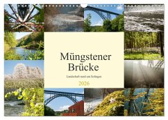 Cover Müngstener Brücke - Landschaft rund um Solingen (Wandkalender 2026 DIN A3 quer), CALVENDO Monatskalender